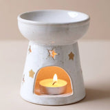 Ceramic starry wax melt burner