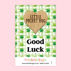 Good luck little pocket hug 
