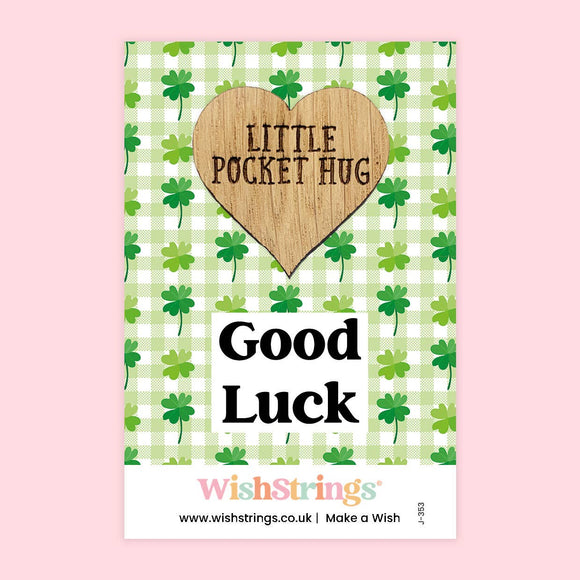 Good luck little pocket hug 