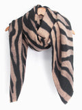 Ainslie Lightweight Scarf - Neutral, Zebra