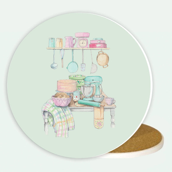 Baking Ceramic Coaster