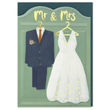 Mr & Mrs greeting card