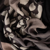 Cara Lightweight Scarf - Grey, Animal Colour Block