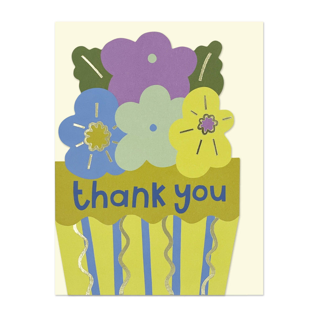 Thank you - Flower Basket Card