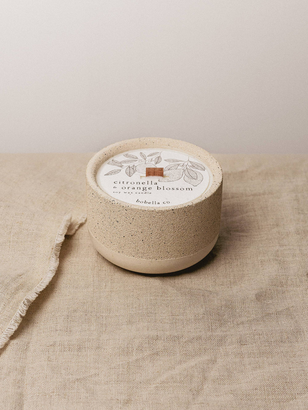 Citronella & Orange Blossom Stoneware Soy Wax Candle
