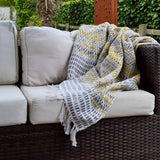 Arizona Zig Zag Heavyweight Herringbone Throw Blankets