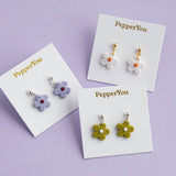 Mini Floral Drop Earrings