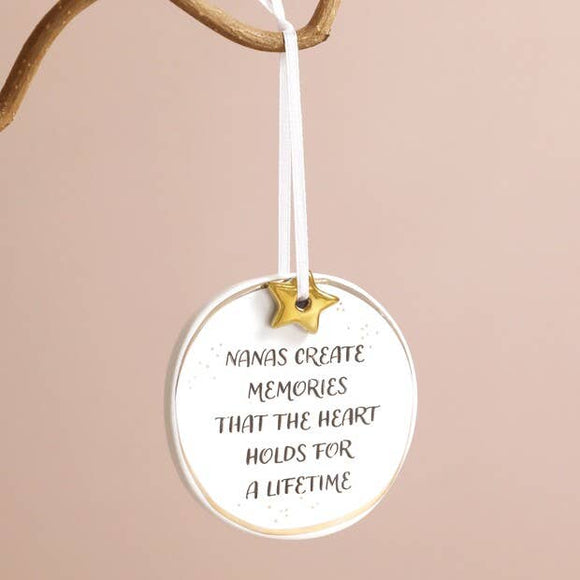 Nana sentimental ceramic hanging decoration 