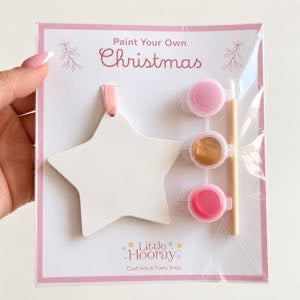 Christmas Star Painting Decoration, Kids Christmas craft