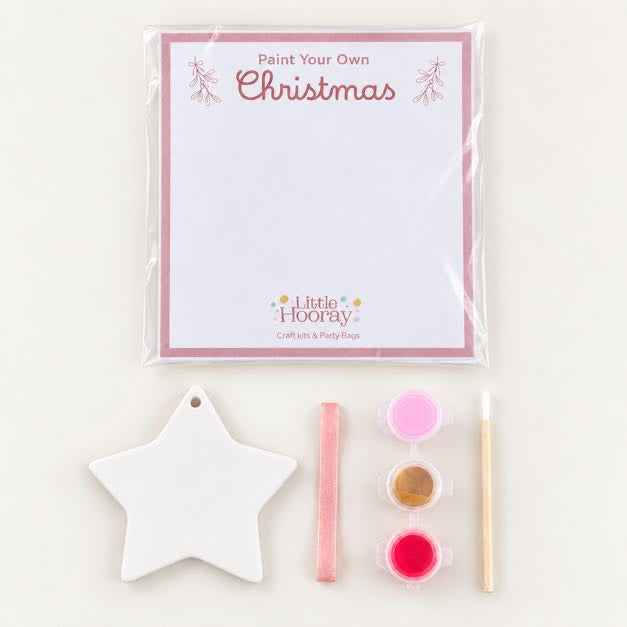 Christmas Star Painting Decoration, Kids Christmas craft