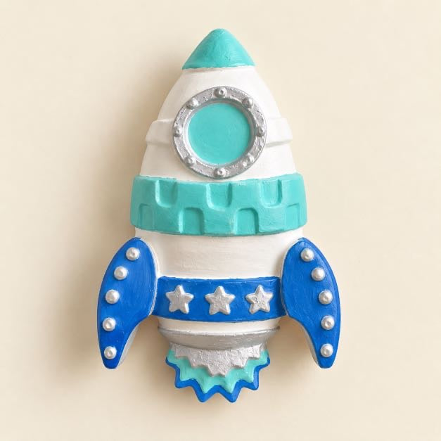 Rocket Paint Your Own Kit, Kids Plaster Craft Set