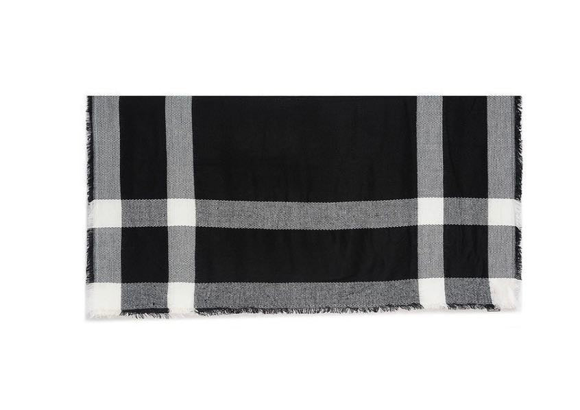 Black & White Blanket Square Scarf