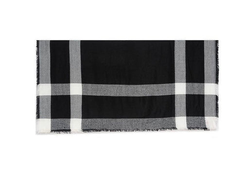 Black & White Blanket Square Scarf