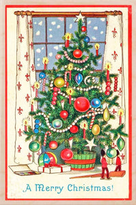 Christmas Tree Wooden Postcard - The Wooden Postcard Company