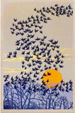 Starling Murmuration - The Wooden Postcard Company