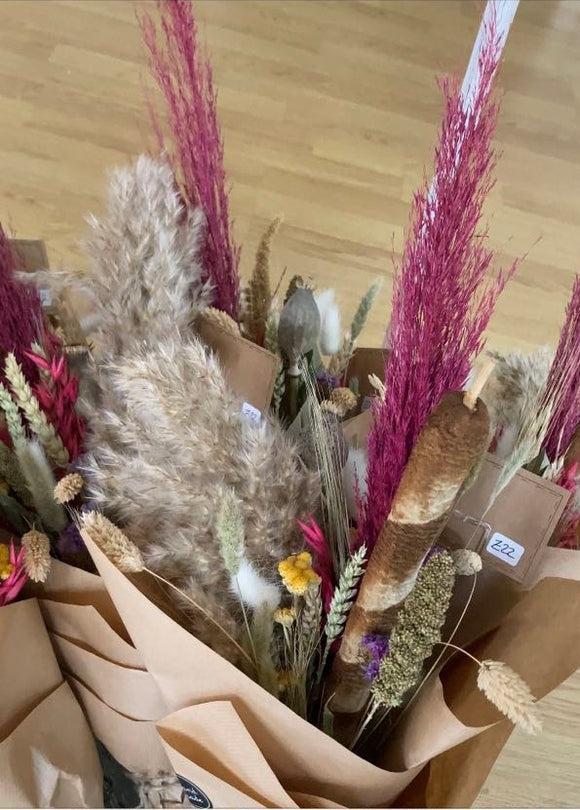 Dried Flower Hand Tied Bouquet - Local delivery or collection only