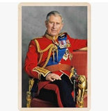 King Charles III Coronation Wooden Postcard - The Wooden Postcard Company