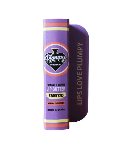 Berry kiss plumpy lip balms vegan and natural 