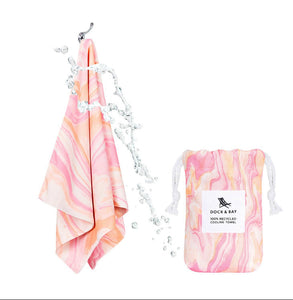 Cooling Towel - Dock & Bay - Marbled Pink