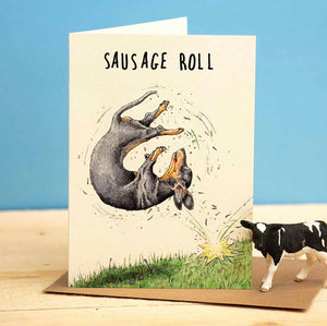 Sausage Roll Card - Everyday Card - Bewilderbeest