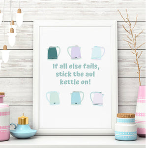 If all else fails stick the aul kettle on print from parful stuff