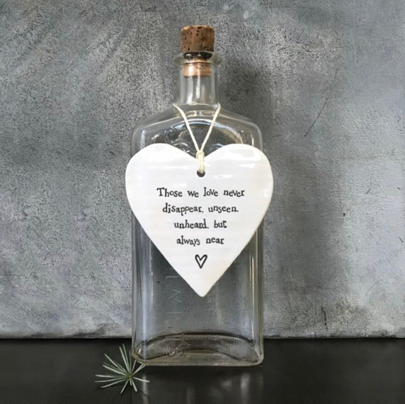 ‘Those We Love' Hanging Heart- East Of India