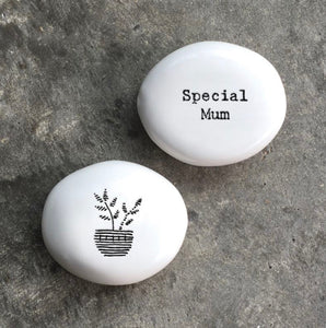 Special Mum Porcelain Pebble - East of India