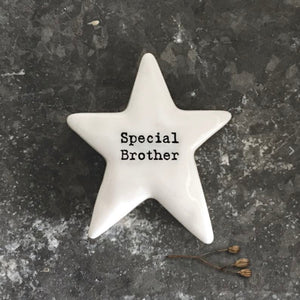 Special Brother - Star Porcelain Token - East of India
