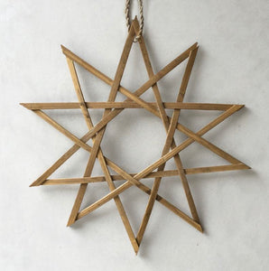 Bamboo Woven Star Decoration - East of India
