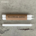 Special Friend Wrapped Candles - East Of India