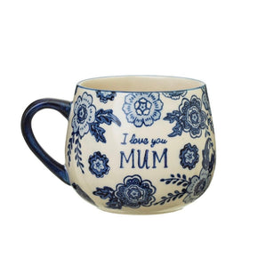 Mum Mug Blue Willow - Sass & Belle