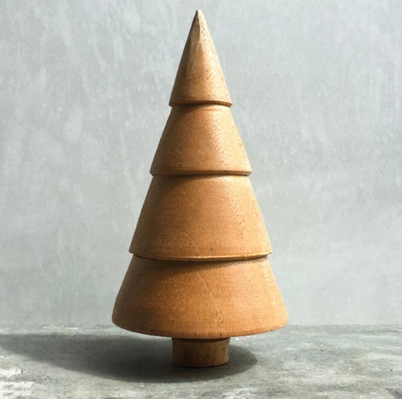 Wooden Turned Small Christmas Tree - East Of India