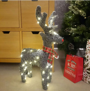 70 LED Reindeer Christmas Decoration -  Brown or Grey (Local Delivery & Pick Up Only)