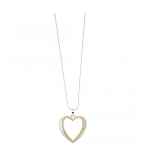 Long Double Heart Necklace