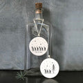 Let It Snow Flat Porcelain Bauble - East Of India