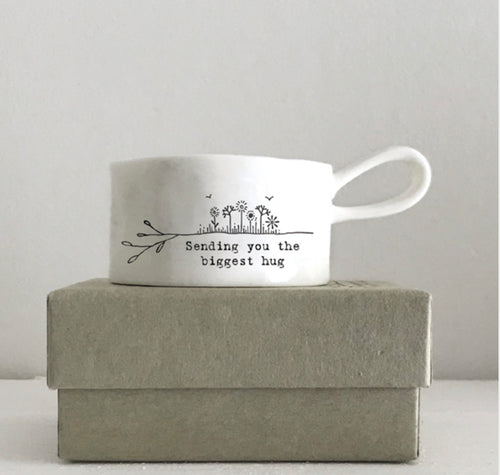 Biggest Hug Handled Tea Light Holder - East Of India