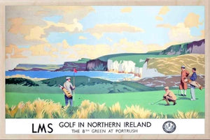 Portrush Golf Northern Ireland - The Wooden Postcard Company
