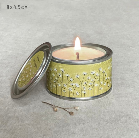Everything Is Better in Pyjamas Tin Candle - East Of India