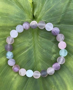 Beaded Bracelet - Frosted Perfect Pastels