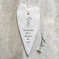 How wonderful life is with you in the world long hanging heart by east of india 
