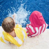 Kids Poncho Quick Dry Hooded Towel - Boracay Yellow - Dock & Bay Age 8-10