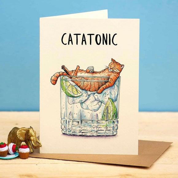 Catatonic Card - Everyday Card - Bewilderbeest