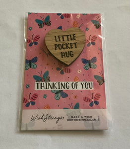 Thinking Of You - Pocket Hug Keepsake Token - Wishstrings