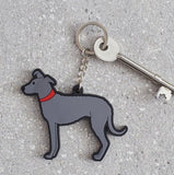 Lurcher Keyring - Sweet William