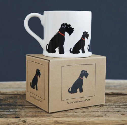 Black Schnauzer Mug - Sweet William Design