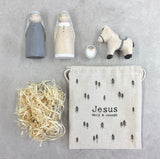 Nativity Bag Set, Jesus, Mary & Joseph - East Of India