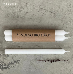 Sending Big Hugs Wrapped Candles - East Of India