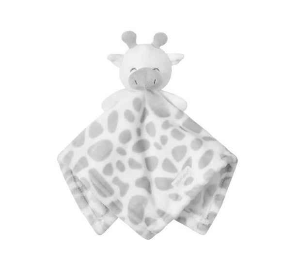Baby Giraffe Comforter - Grey & White