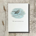 Feathers appear when loved ones are near card 