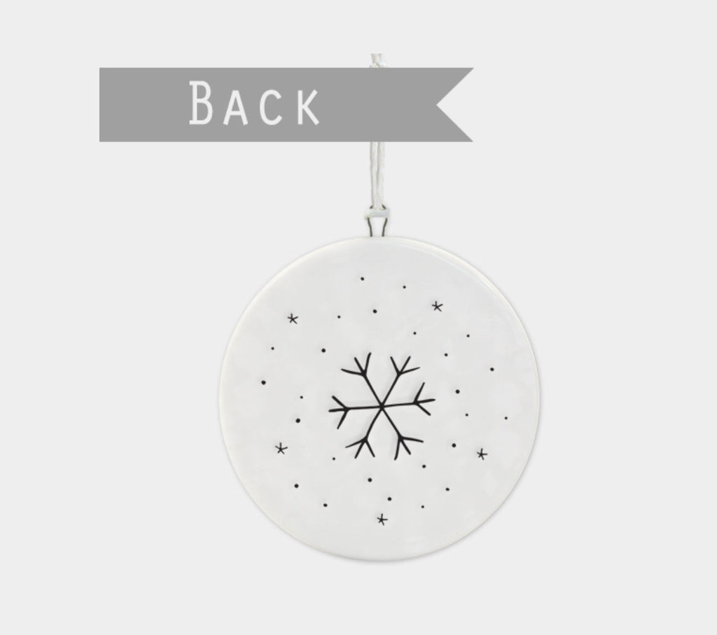 Baby's First Christmas Porcelain Bauble - East Of India